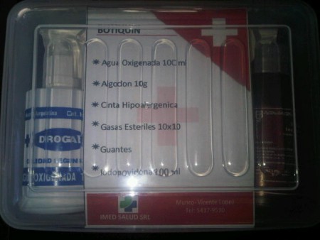 Botiquin primeros auxilios